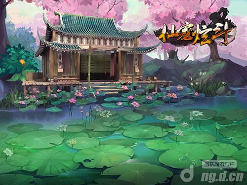 《仙宠炫斗》场景原画曝光如梦似幻般的仙境体验